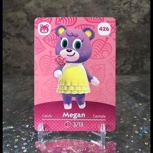 Megan #426 Animal Crossing Amiibo Card